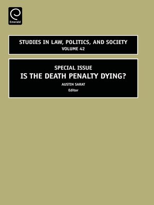 cover image of Studies in Law, Politics, and Society, Volume 42